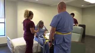 Physical Therapy Transfer Training  How To Transfer From Wheelchair To Bed [upl. by Miahc]