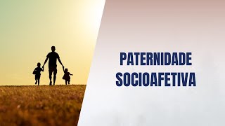 Paternidade socioafetiva [upl. by Cima758]