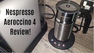 Nespresso Aeroccino 4 Milk Frother Review  Worth upgrading from the Aeroccino 3 [upl. by Reviere]