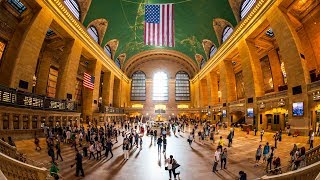 Walking Tour of Grand Central Terminal — New York City 【4K】🇺🇸 [upl. by Ahsinelg]