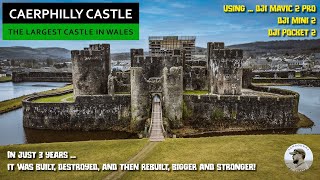 Caerphilly Castle  The Largest in Wales 2nd in Britain [upl. by Nolte632]