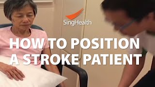 How To Position A Stroke Patient [upl. by Eleik]