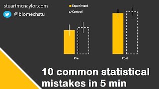 Ten Statistical Mistakes in 5 Min [upl. by Treblih836]