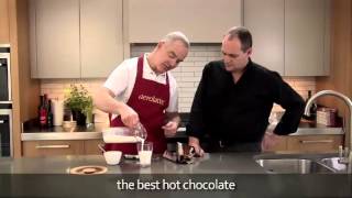 How to make a hot chocolate using an aerolatte milk frother [upl. by Tsepmet]